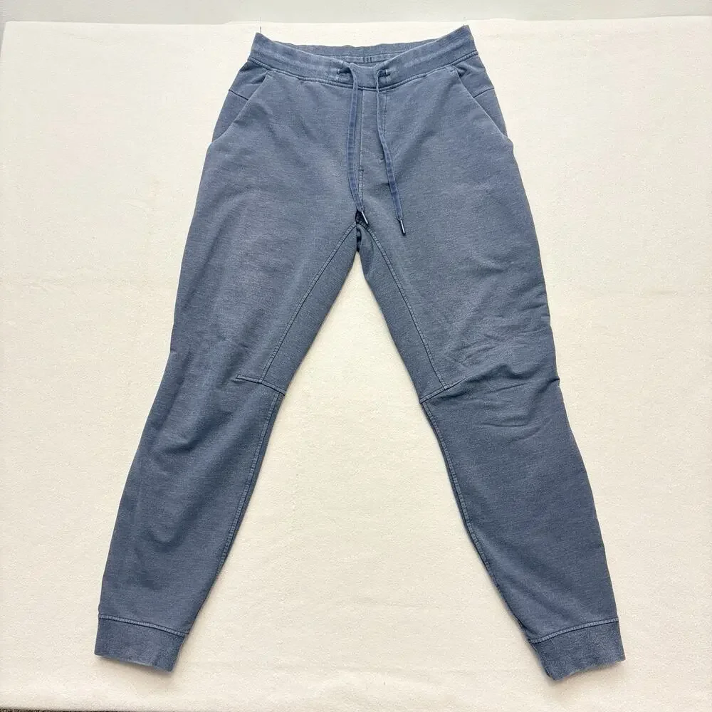 Lululemon Pants City Sweat Jogger 29” Sweatpants (2) Orange & Navy Mens Size M